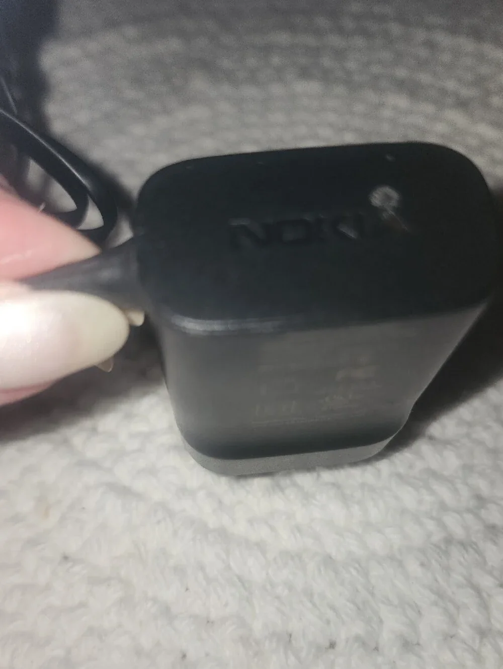 Nokia Black USB Power Adapter Charger